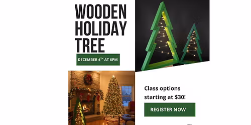 Wooden Holiday Tree Workshop