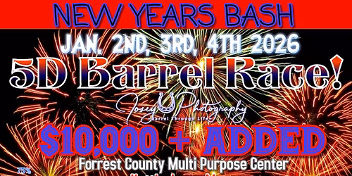 NEW YEARS BASH $10,000 + ADDED.
