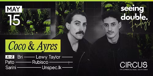 Coco & Ayres at Seeing Double Fridays