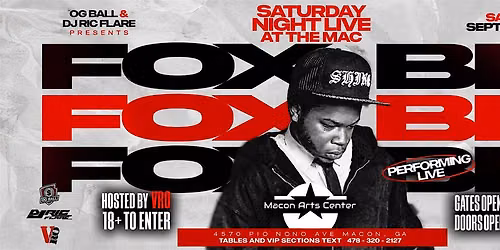 FOX BD PERFORMING LIVE AT THE MAC
