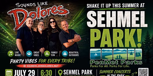 Sounds Like Dolores at Sehmel Park Summer Concert in the Park