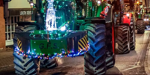 Louth's Christmas Charity Tractor Road Run