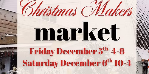 Christmas Makers Market