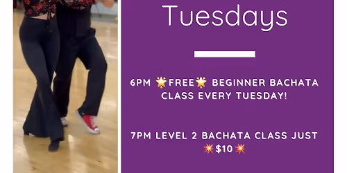 \ud83c\udf1fFree\ud83c\udf1f Beginner Bachata Class