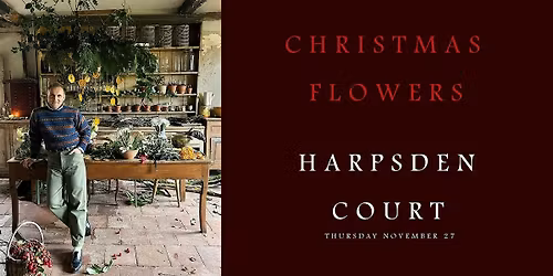 Christmas flowers with Sean A. Pritchard at Harpsden Court