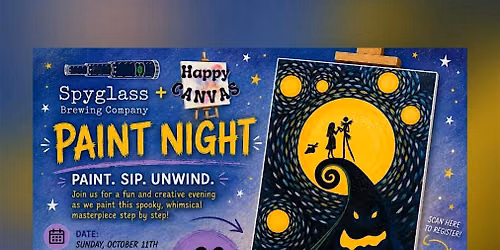 Nightmare Before Paint Night - Paint & Sip
