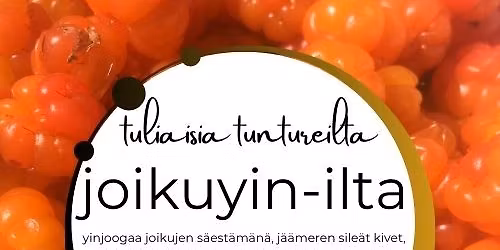 TULIAISIA TUNTUREILTA joikuyin & rentouttava \u00e4\u00e4nimaisema pohjoisesta\/ su 26.10. \/ Vill\u00e4hde, Lahti