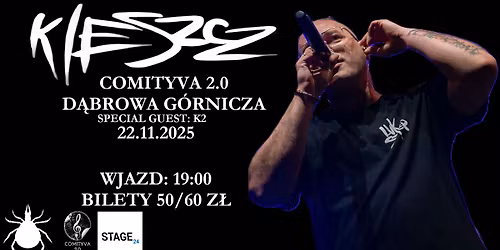 KLESZCZ gra LUK STEP + special guest K2 \/ Comityva 2.0 \/ D\u0105browa G\u00f3rnicza