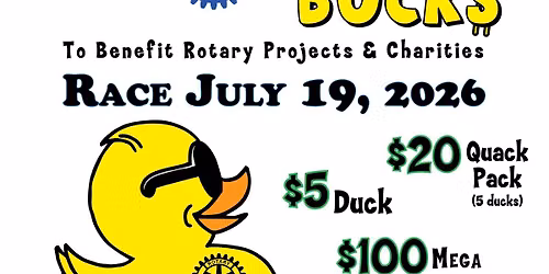 Ducks 4 Bucks Duck Race