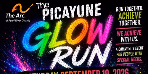 The Picayune Glow Run: a fundraiser for The Arc of PRC