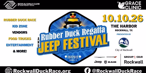 2026 Rubber Duck Regatta and Jeep Festival