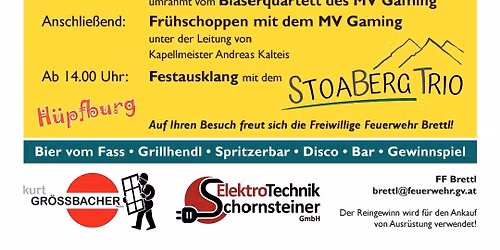 Feuerwehrfest Brettl 2026