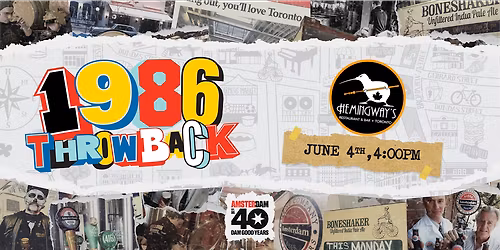 FREE: Amsterdam's 40th Anniversary Party!
