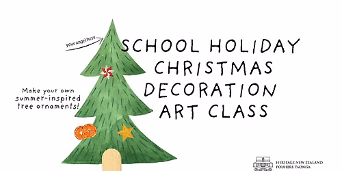 School Holiday Christmas Decoration Art Class