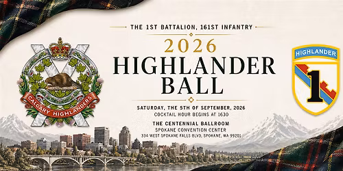 The 1-161st Infantry 2026 Highlander Ball