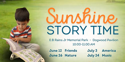 Sunshine Story Time in the Park | Ages 2 - 7
