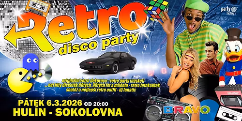 Retro disco party v Hul\u00edn\u011b