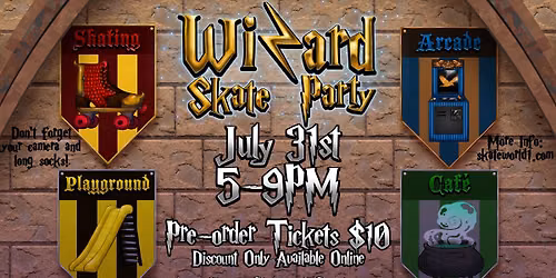 🧙✨Wizard Skate Party!🪄🛼