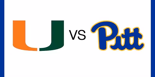 PARKING: Miami Hurricanes vs. Pittsburgh Panthers