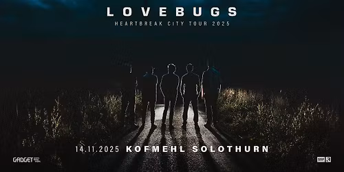 Lovebugs - Heartbreak City Tour