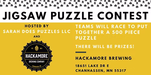 Team Jigsaw Puzzle Contest at Hackamore Brewing Company - January 2026
