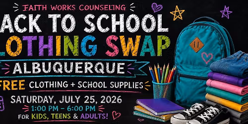 FREE Albuquerque Back to School Clothing Swap