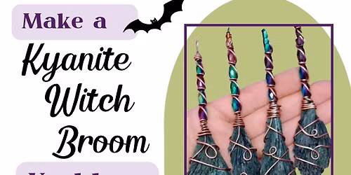 Make a Kyanite Witch Broom Necklace with Jayde