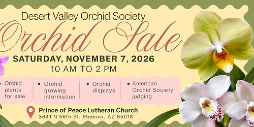 DVOS Fall Orchid Sale - November 7