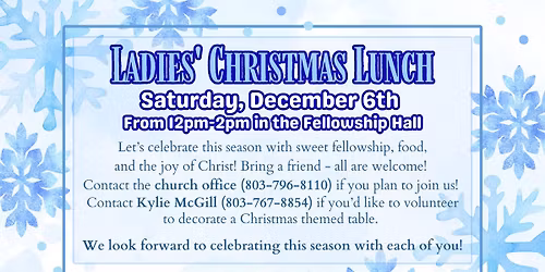 Ladies' Christmas Lunch