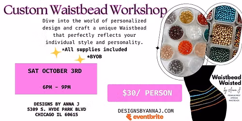 Create Your Own Custom Waistbead Workshop