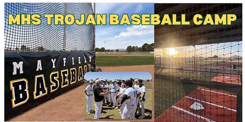 Mayfield Trojan youth baseball camp