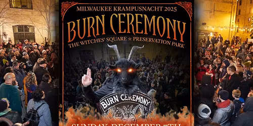 BURN CEREMONY at the Milwaukee Krampusnacht 2025
