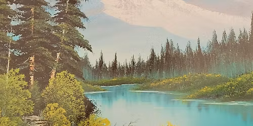 Bob Ross Painting Class - Distant Mountains