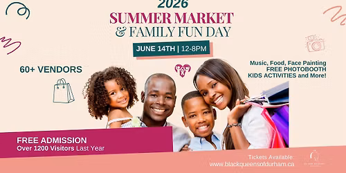 Summer Pop-Up Market + Family Fun Day