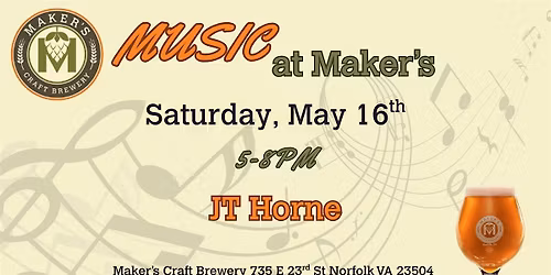 JT Horne at Maker's Craft Brewery