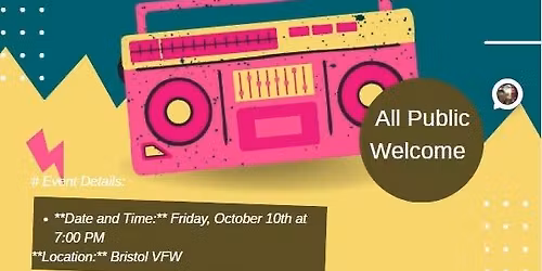 Music Bingo at the Bristol VFW 7pm