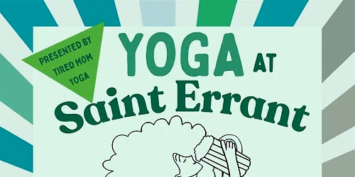 Yoga on the patio at Saint Errant Brewing!
