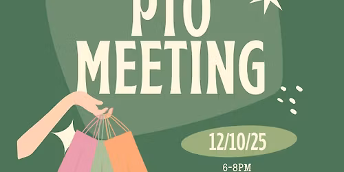 December PTO Meeting- Dinner and Shopping! 