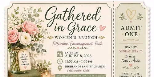 Gathered in Grace - Women\u2019s Brunch