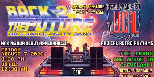 B2TF Debut at The Local (Strongsville) - 830 PM - 1230 AM