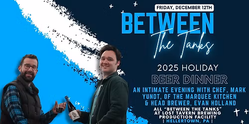 Between The Tanks V: Holiday Beer Dinner