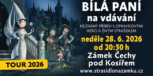 B\u00edl\u00e1 pan\u00ed v parku z\u00e1mku \u010cechy pod Kos\u00ed\u0159em