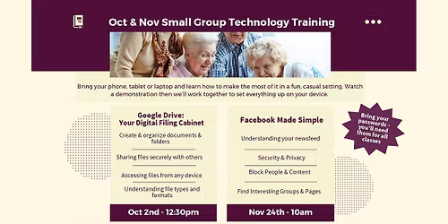 SHCOA - Small Group Tech Training - Facebook Made Simple