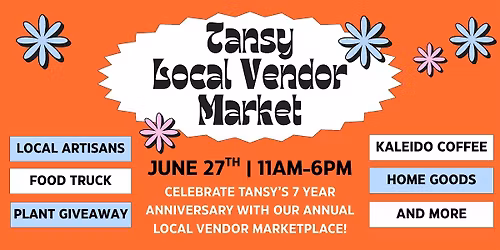 Tansy 7 Year  Anniversary Marketplace