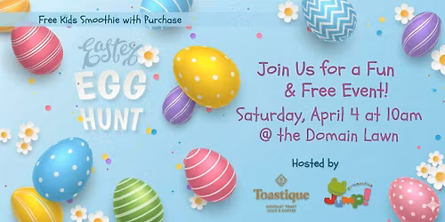 Easter Egg Hunt at the Domain Lawn
