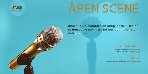 \u00c5pen scene \/\/ Skedsmo Viseklubb \/\/ Fri inngang. 