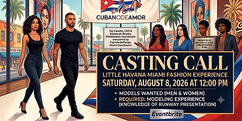 Cubanodeamor Model Casting In South Florida