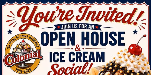 FREE Ice Cream - 125 Years of Colonial Cafe