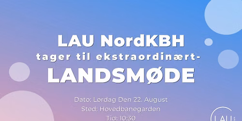 Lau NordKBH tager til extraordin\u00e6rtlandsm\u00f8de