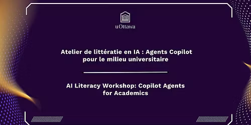 Atelier de litt\u00e9ratie en IA  |  AI Literacy Workshop